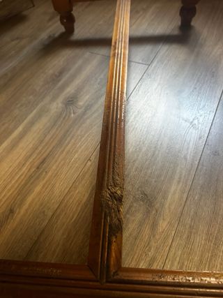 Mesa de comedor extensible de madera