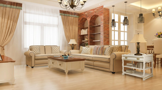 Mesita Auxiliar Etagère Blanca y Dorada