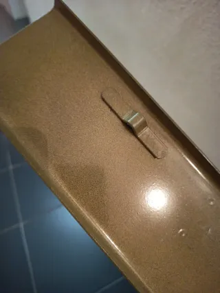 Perchero vintage madera y plástico