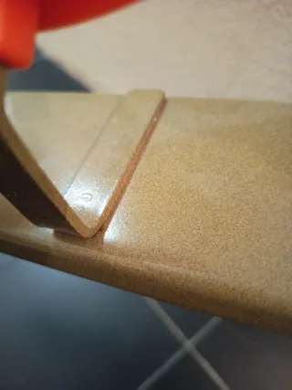 Perchero vintage madera y plástico