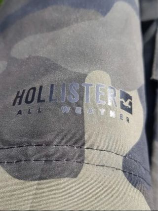 Abrigo Hollister Militar Talla S