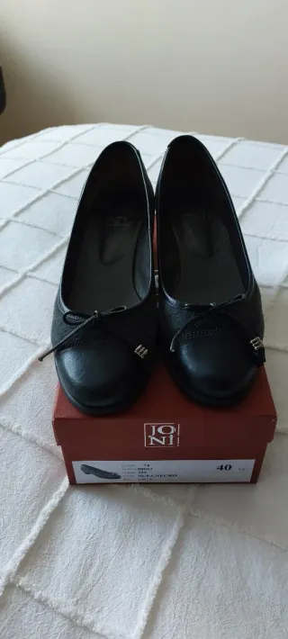 Bailarinas JONI Piel y Ante Talla 40