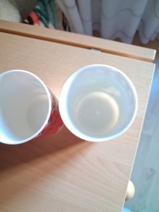 2 Vasos Plástico Jorobado Notre Dame