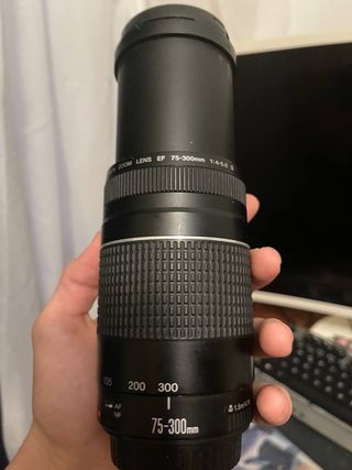 Canon EOS 200D + Ronin SC + Lente 75-300mm