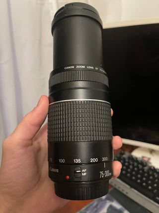 Canon EOS 200D + Ronin SC + Lente 75-300mm