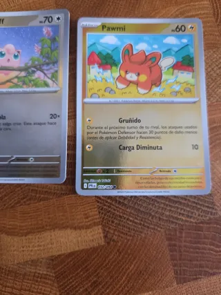 Pack cartas Pokémon holo y reverse