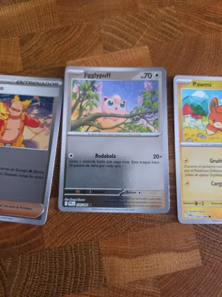Pack cartas Pokémon holo y reverse