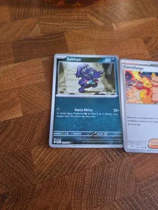 Pack cartas Pokémon holo y reverse