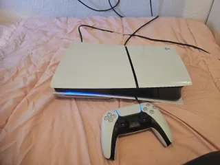 Consola Sony PS5 Slim Blanca con Lector de Disco