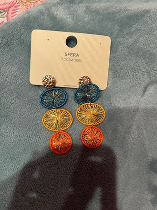 Pendientes Sfera coloridos