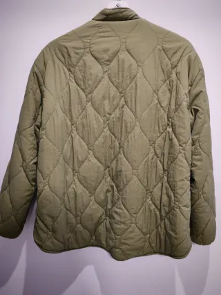 Chaqueta acolchada verde mujer