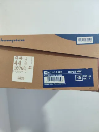 Zapatillas Champion Negras