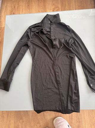 Vestido Shein botones manga larga