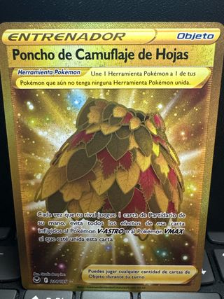 Poncho de Camuflaje 214/195 Carta Pokémon TCG