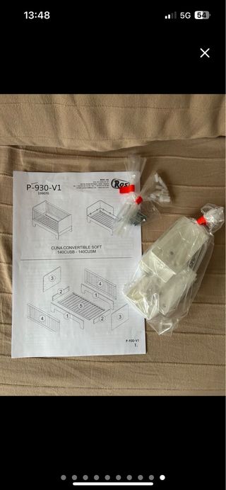 Cuna / Cama 140x70cm Ros Soft