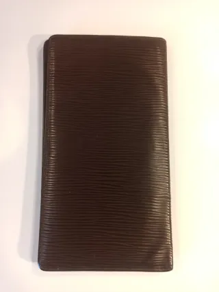 Cartera Louis Vuitton Epi Marrón Larga bifold