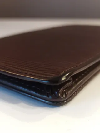 Cartera Louis Vuitton Epi Marrón Larga bifold