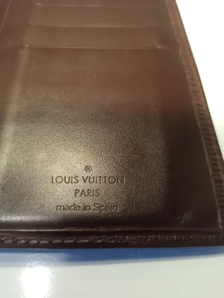 Cartera Louis Vuitton Epi Marrón Larga bifold