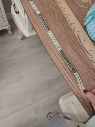 Lote de escritorio tocador madera blanco y marrón