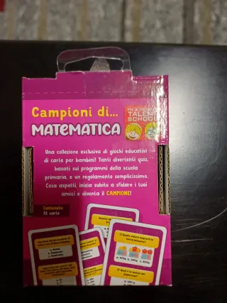 Carte Campioni di Matematica Lisciani