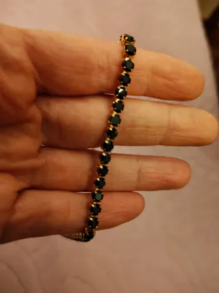 Bracciali tennis rame e vetro