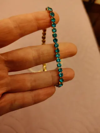 Bracciali tennis rame e vetro