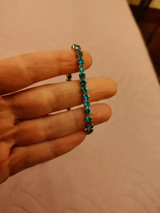 Bracciali tennis rame e vetro