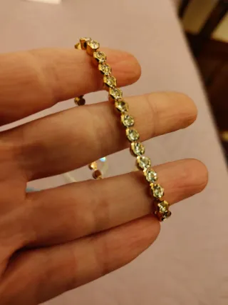 Bracciali tennis rame e vetro