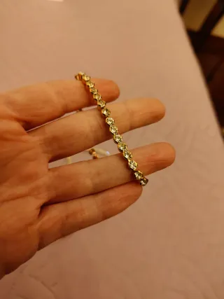 Bracciali tennis rame e vetro