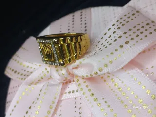 Anillo Triple Baño de Oro 18K