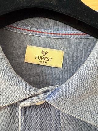 Polo Furest azul desgastado