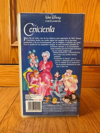 VHS La Cenicienta Disney Los Clásicos