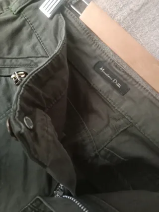 Pantalón Massimo Dutti recto talle bajo Talla S