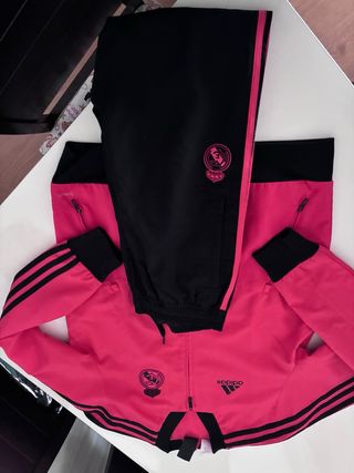 Chándal Adidas Real Madrid Negro y Rojo