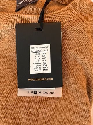 Jersey de punto DAN JOHN Marrón