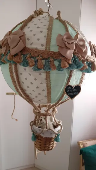 Lámpara Globo Aerostático Decorativa