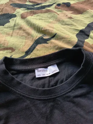 Lote 3 Camisetas Bershka Talla L