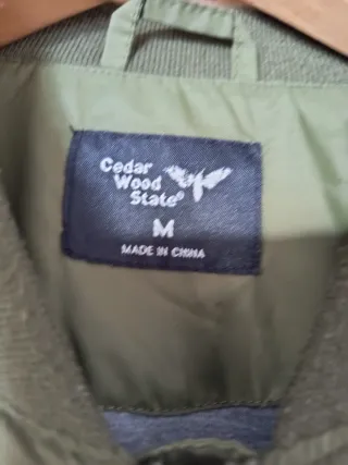 Chaqueta Bomber Verde Talla M