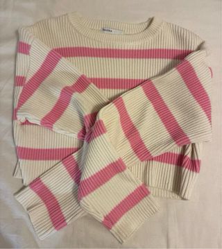 Jersey rayas rosa y blanco