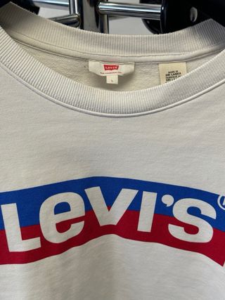 Felpa Levi's bianca crop