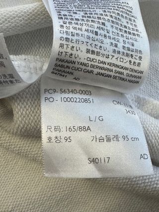 Felpa Levi's bianca crop