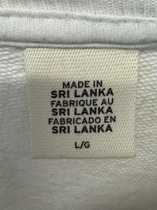 Felpa Levi's bianca crop