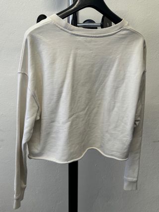 Felpa Levi's bianca crop