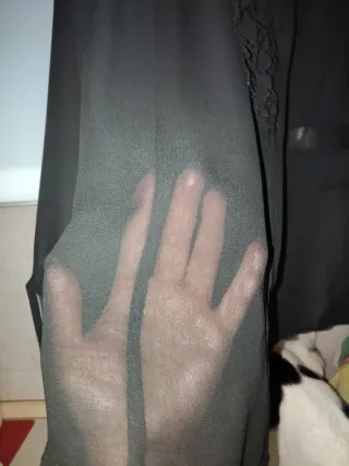 Camicetta donna nera con rouches