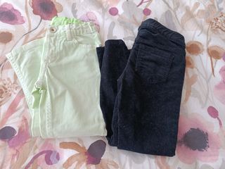 2 Pantalones Niña Talla 3-4 Años