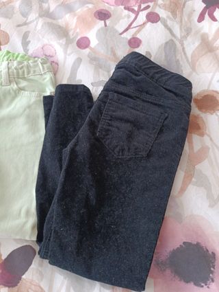 2 Pantalones Niña Talla 3-4 Años