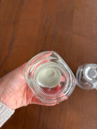 Conjunto 4 Frascos Especias IKEA Vidro Metal