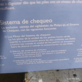 Philips SBC SC463 Monitor Bebé