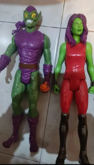 Lote Figuras Gamora y Duende Verde Grandes