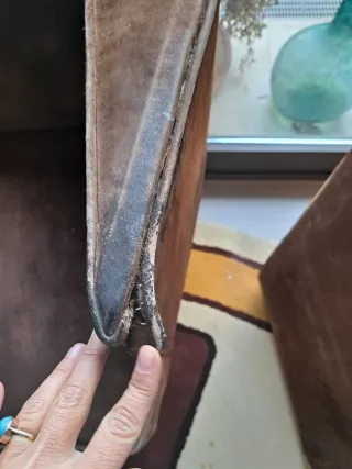 4 Sillones Vintage Ruedas Años 70 Marrón